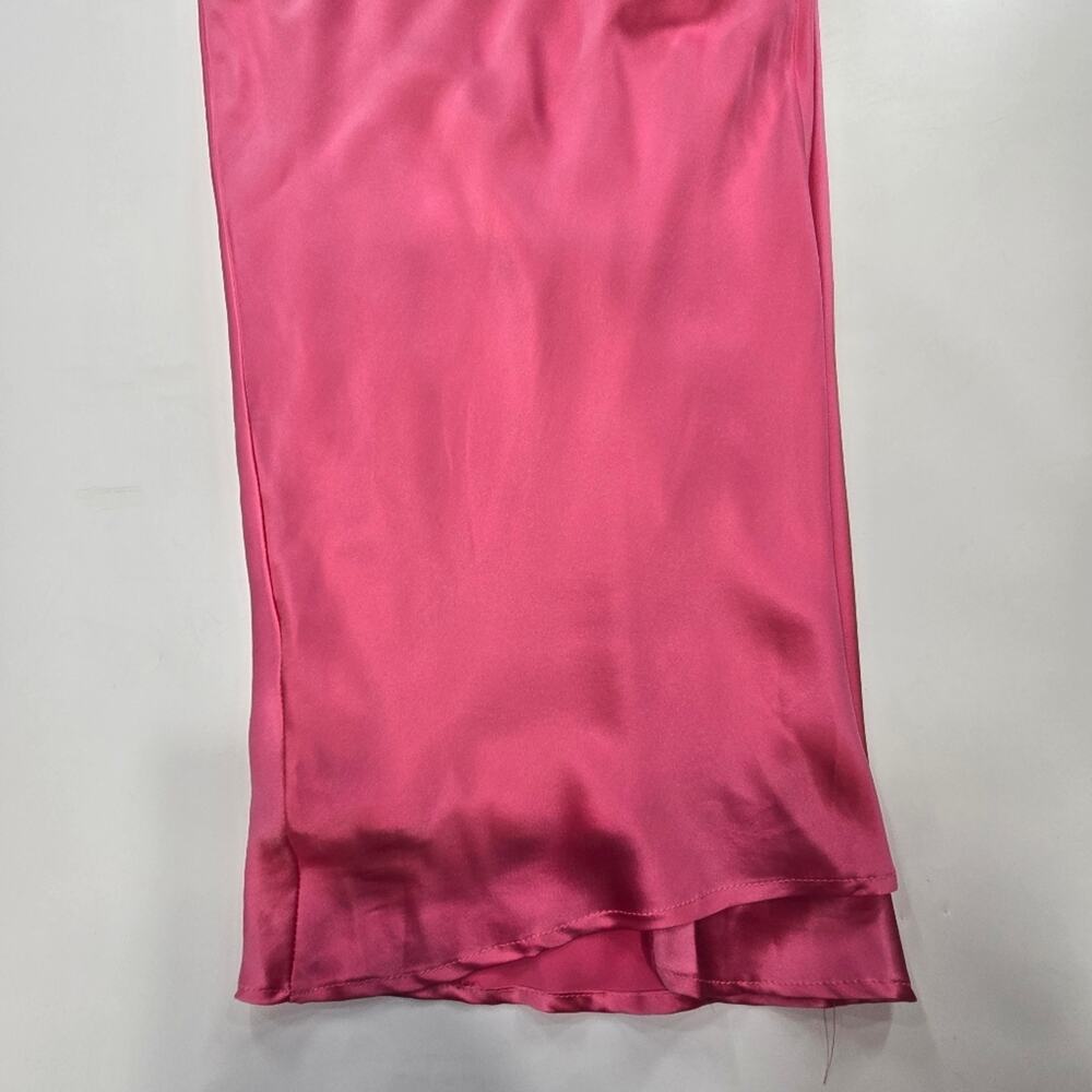 The Sei One Shoulder Cut Out Gown in Flamingo Size 10 - Picture 3 of 15